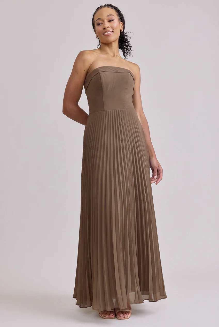 Saylor Chiffon Pleated Dress | Made To Order - Image 167
