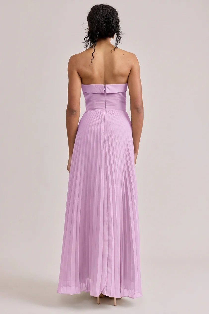 Saylor Chiffon Pleated Dress | Made To Order - Image 173
