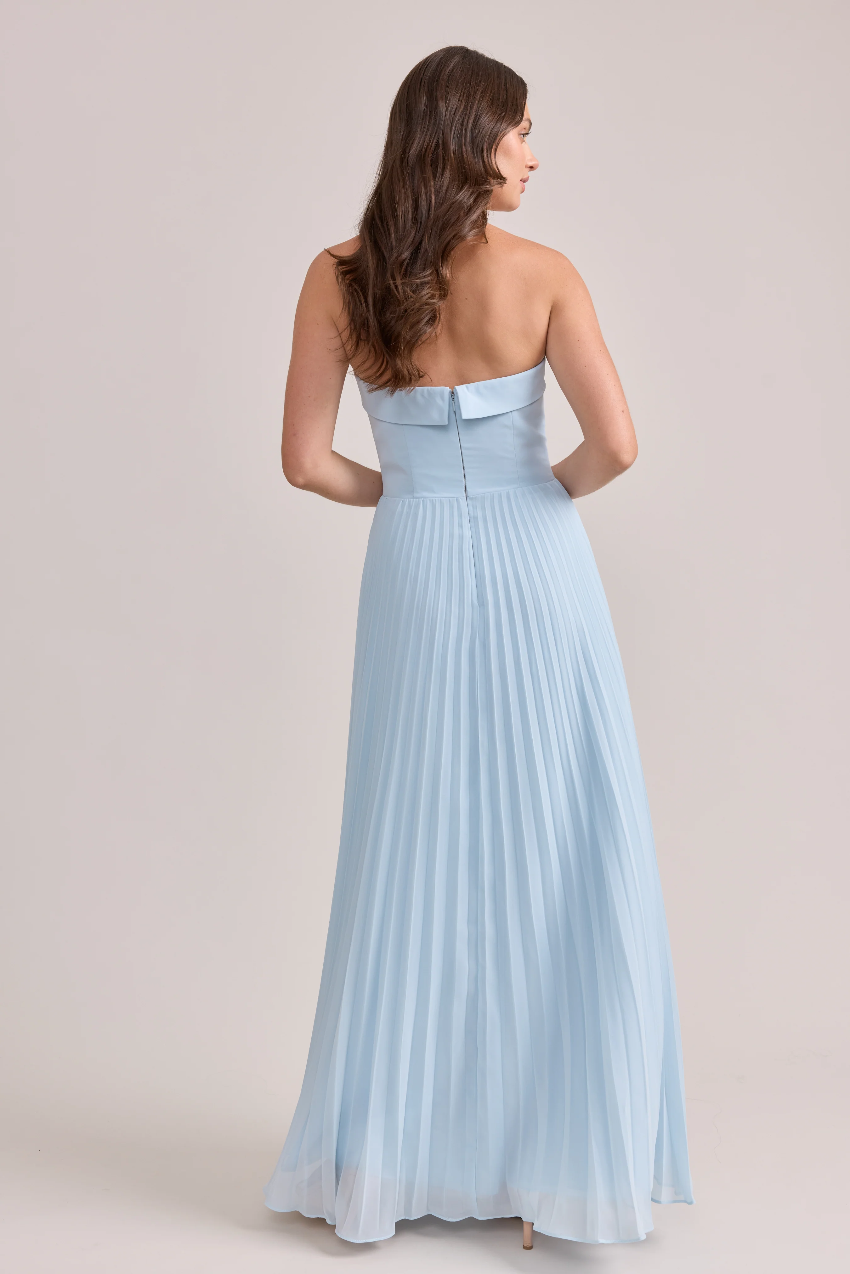 Saylor Chiffon Pleated Dress | Made To Order - Image 3