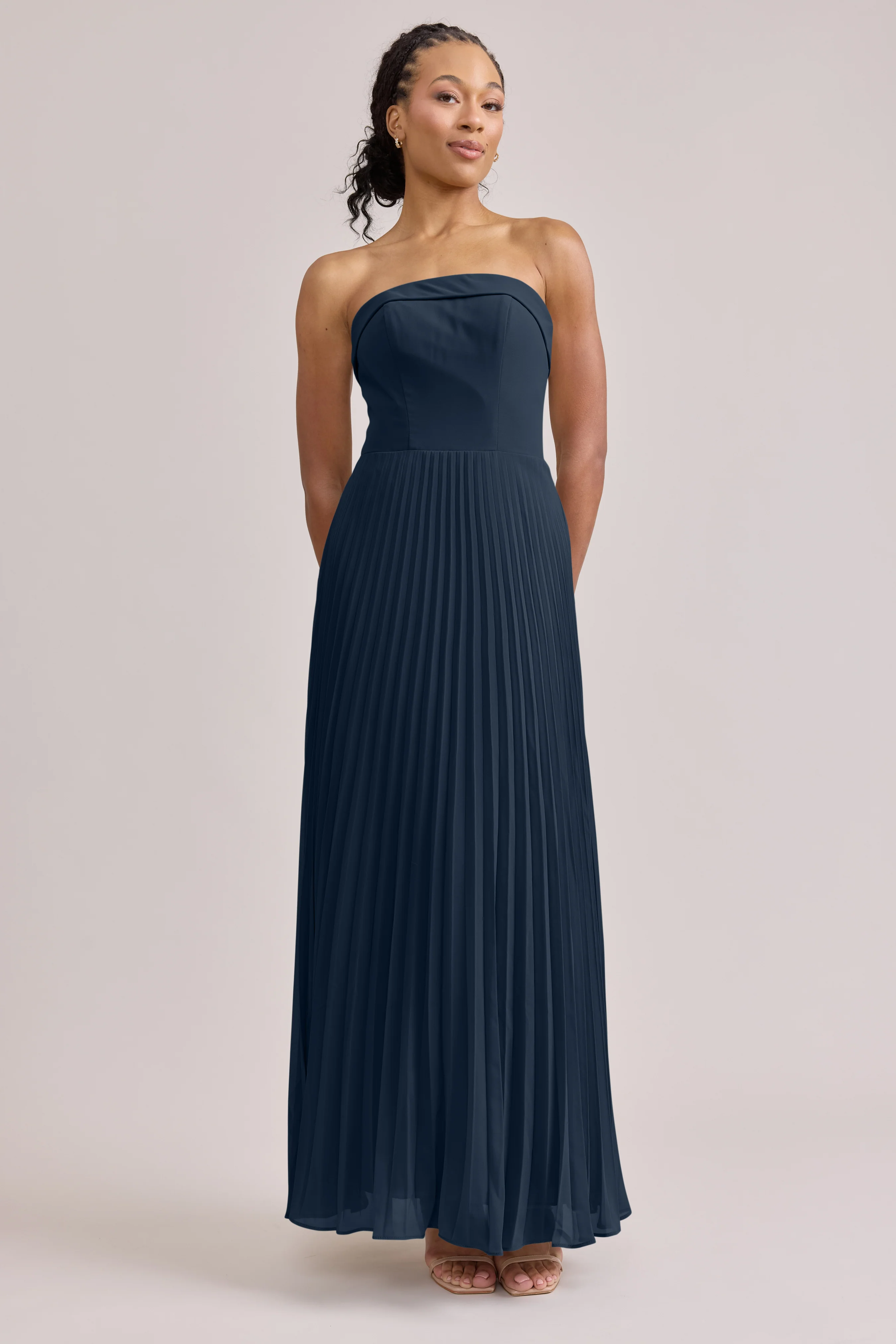 Saylor Chiffon Pleated Dress | Made To Order - Image 33