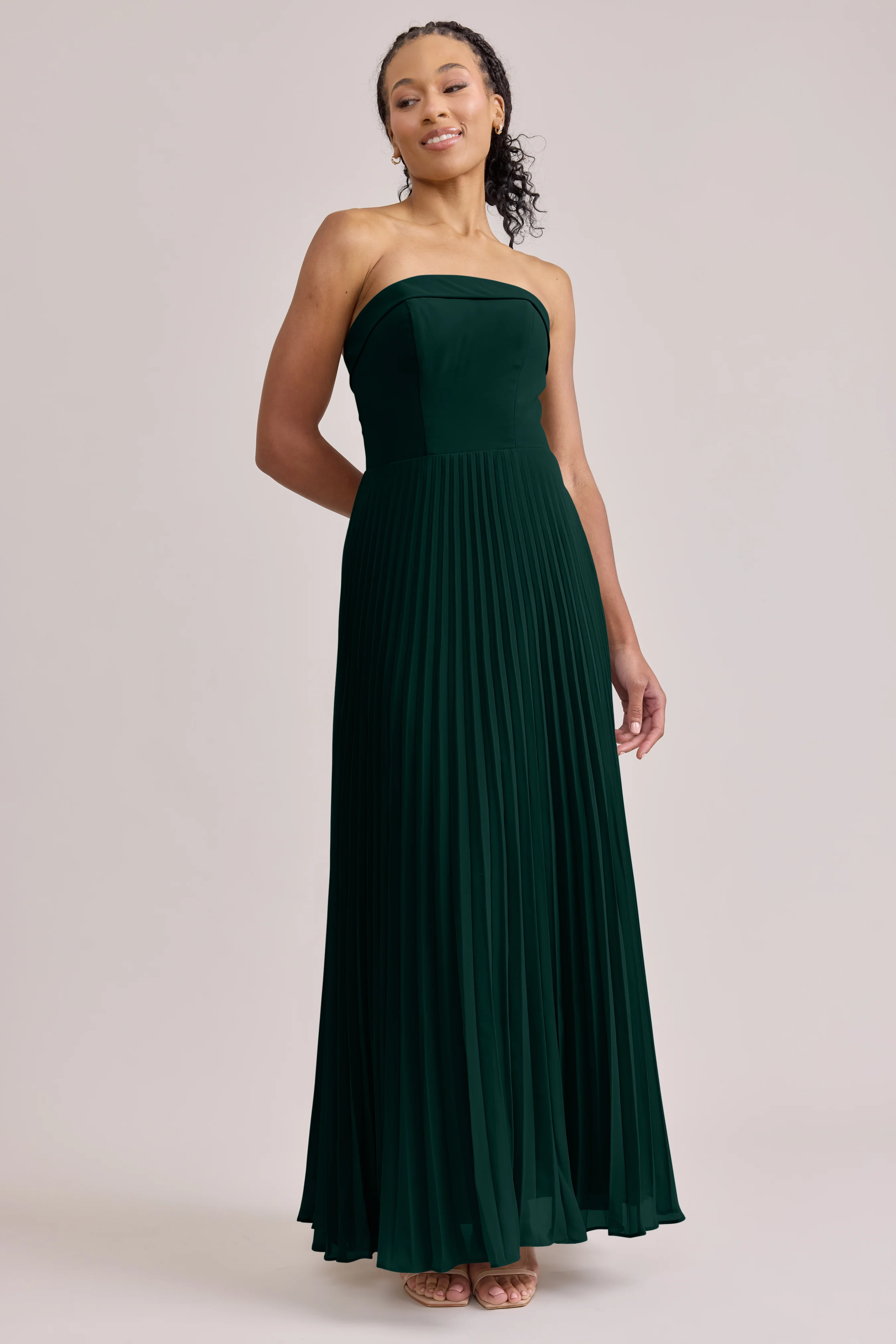 Saylor Chiffon Pleated Dress | Made To Order - Image 51