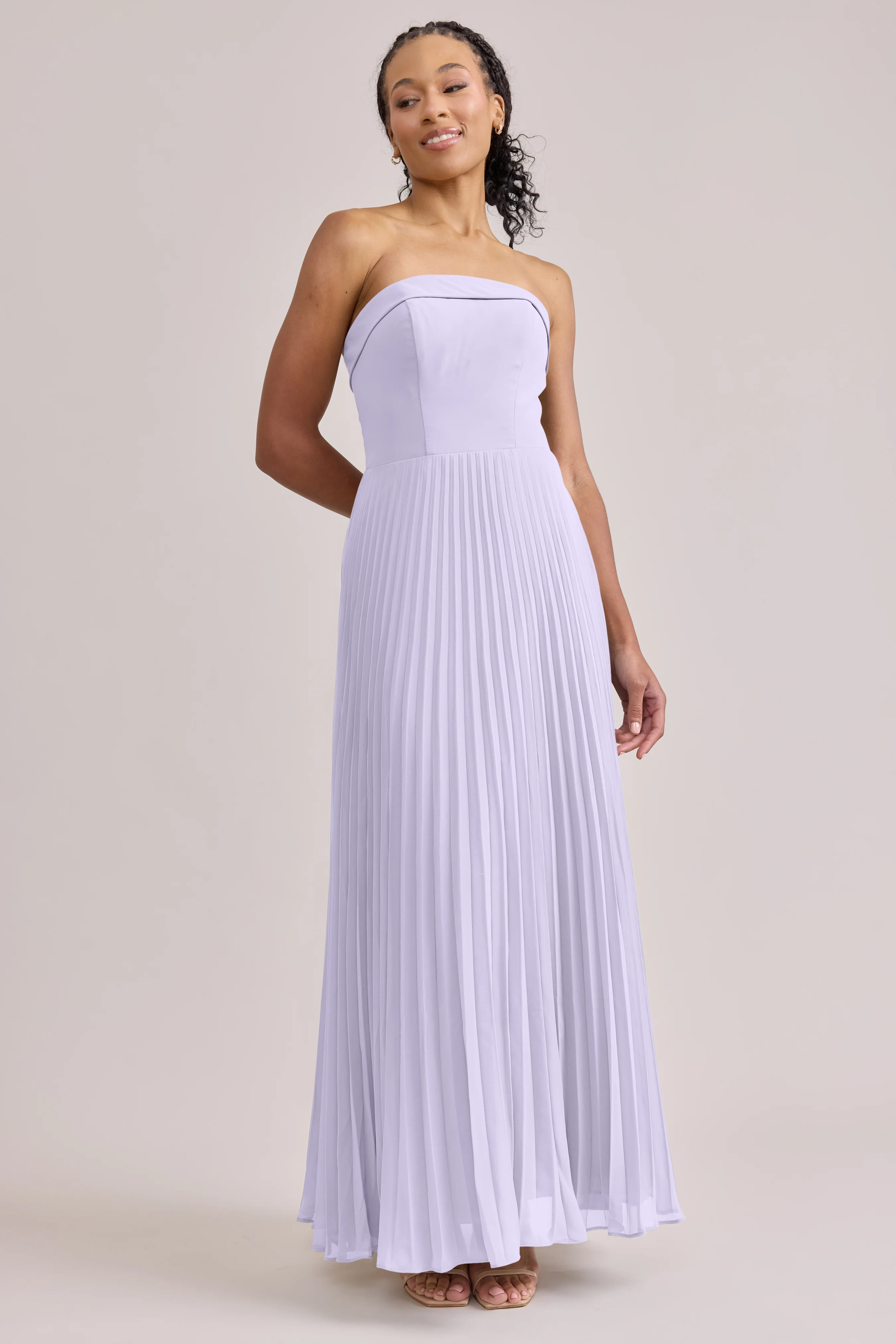 Saylor Chiffon Pleated Dress | Made To Order - Image 63