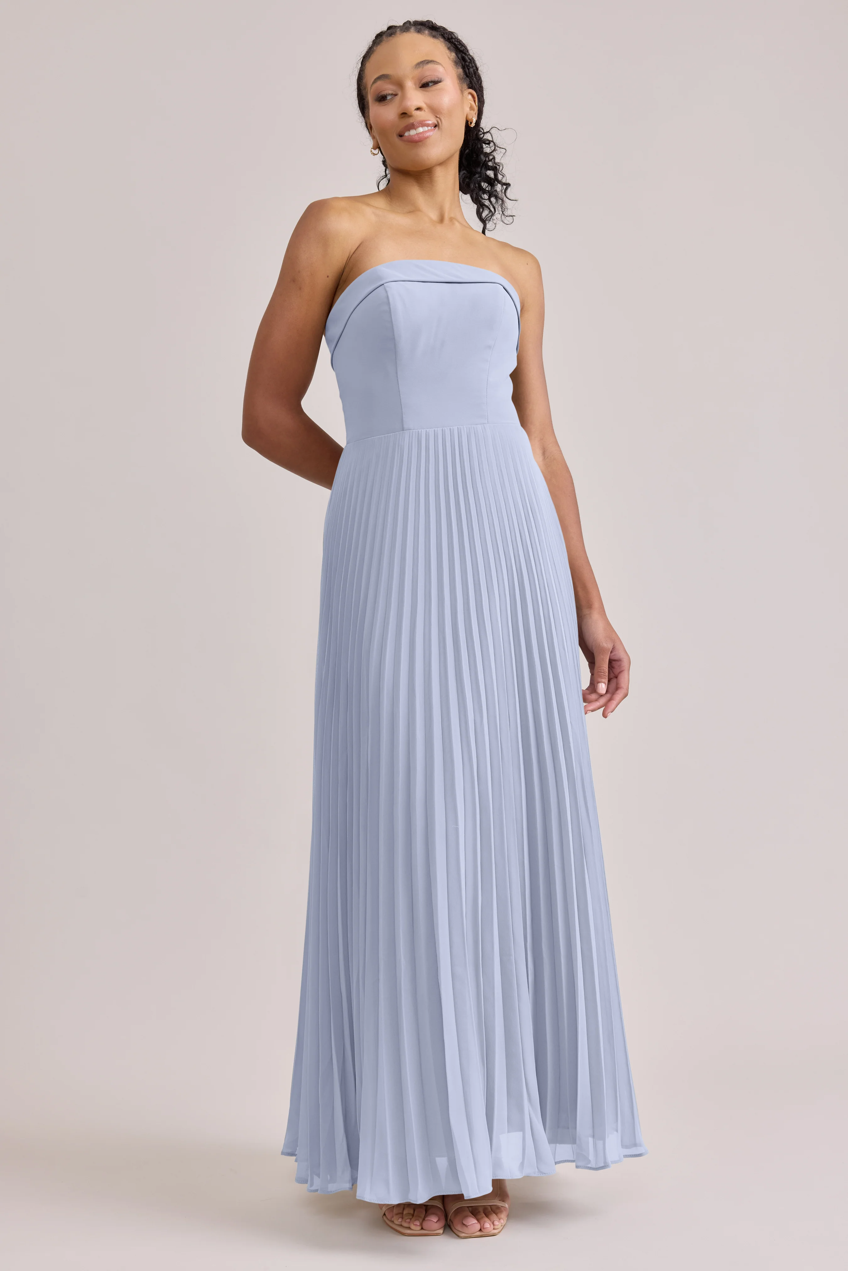 Saylor Chiffon Pleated Dress | Made To Order - Image 72