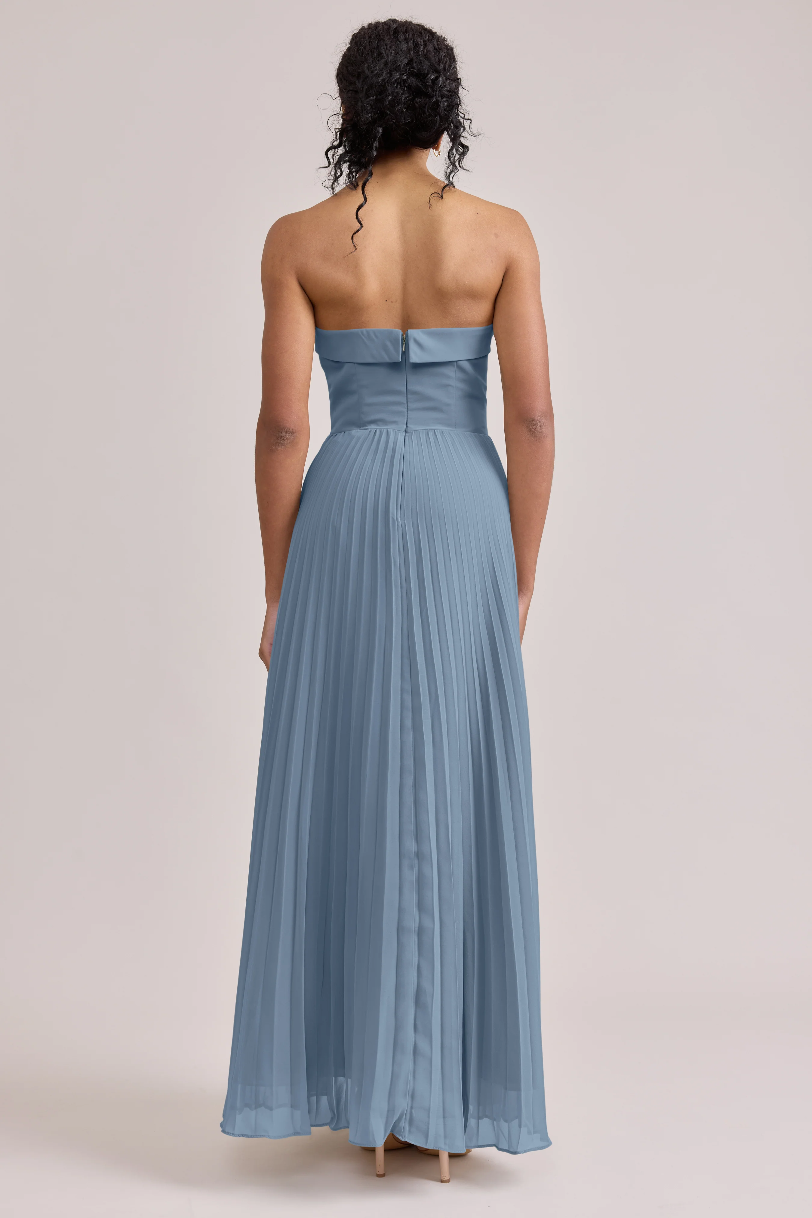 Saylor Chiffon Pleated Dress | Made To Order - Image 96
