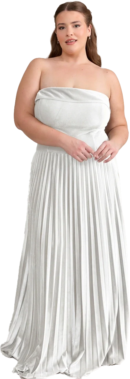 Saylor Velvet Pleated Dress | Made To Order - Image 19
