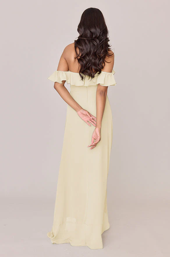 Scarlet Chiffon Dress | Made To Order - Image 149