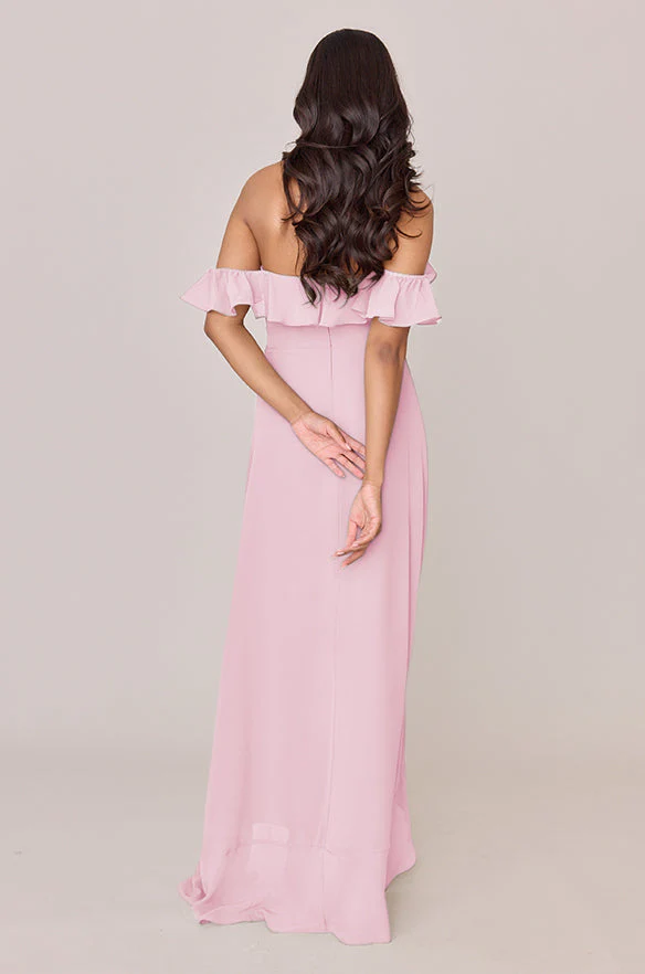 Scarlet Chiffon Dress | Made To Order - Image 151