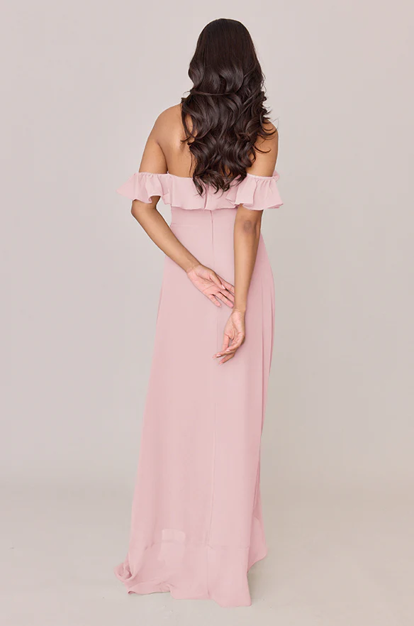 Scarlet Chiffon Dress | Made To Order - Image 37