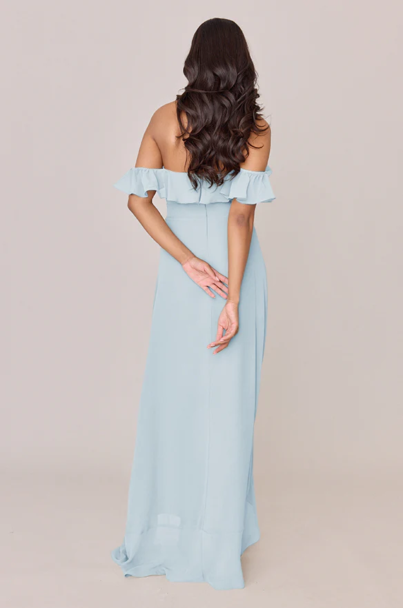 Scarlet Chiffon Dress | Made To Order - Image 45