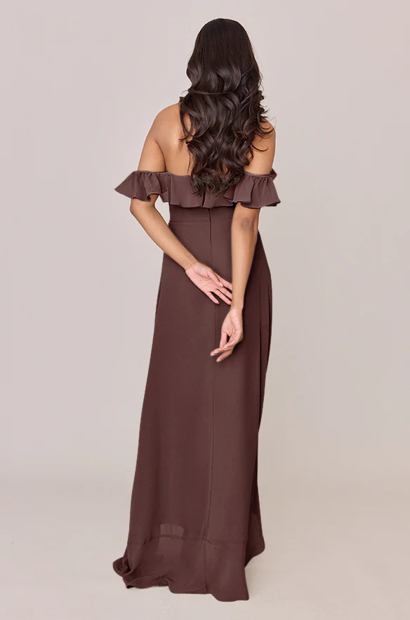 Scarlet Chiffon Dress | Made To Order - Image 49