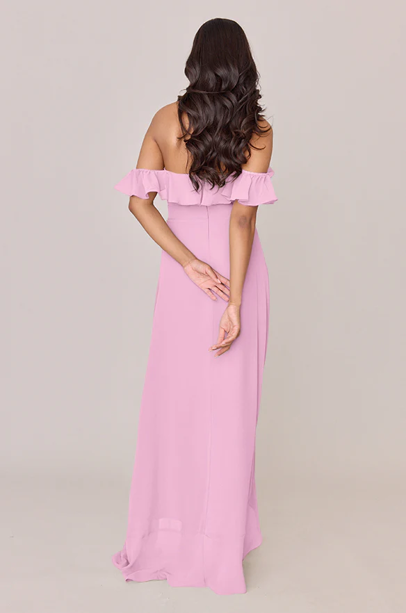 Scarlet Chiffon Dress | Made To Order - Image 55