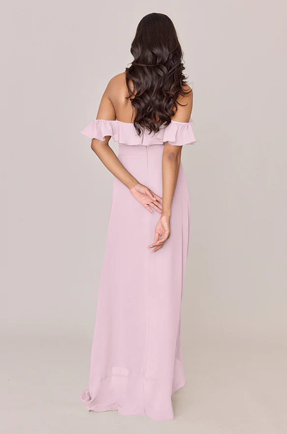 Scarlet Chiffon Dress | Made To Order - Image 9