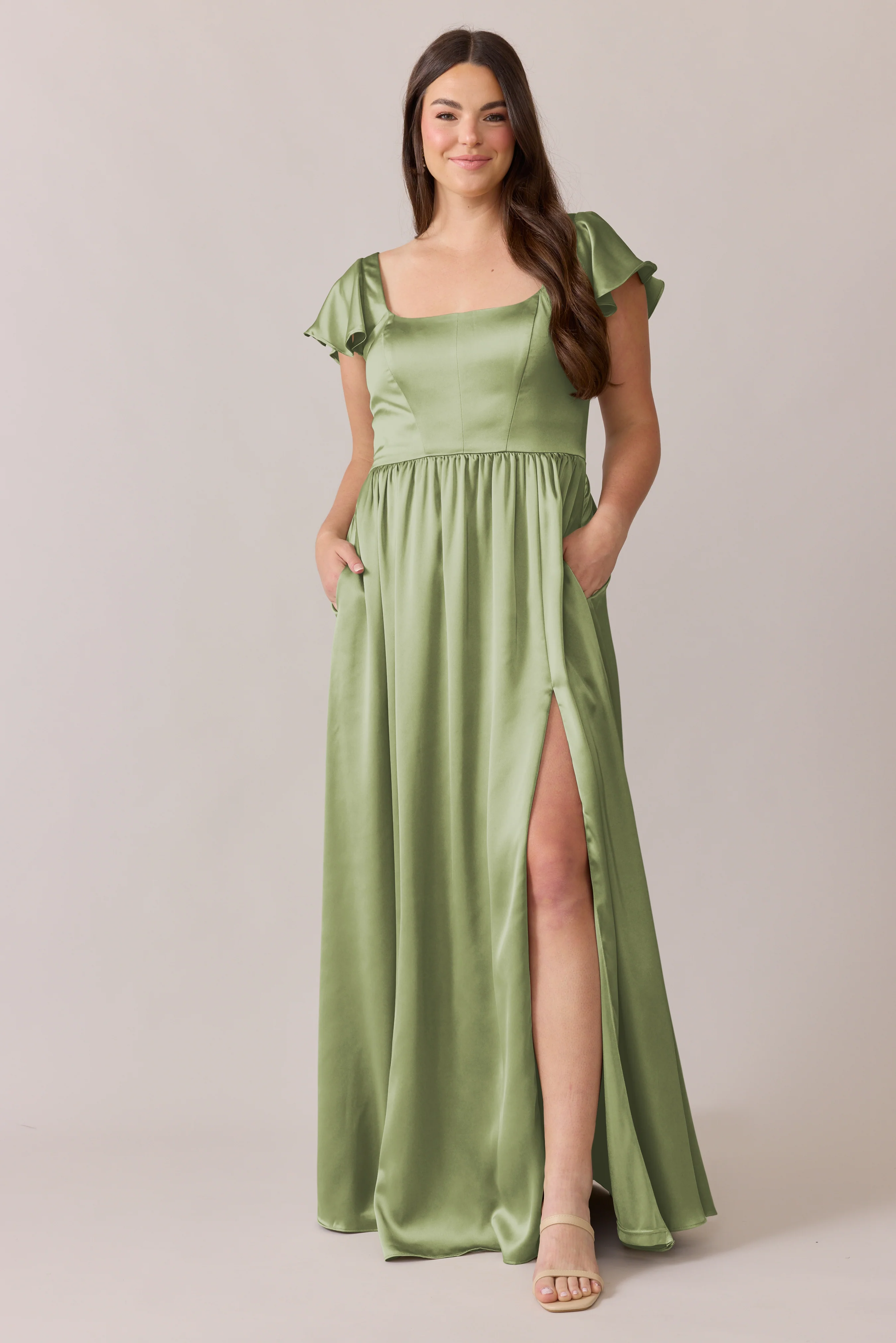 Selma Satin Dress | Made To Order - Image 161