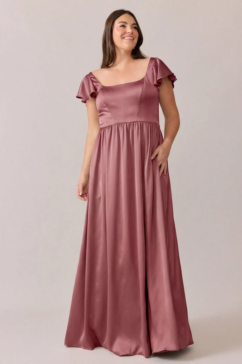 Selma Satin Dress | Made To Order - Image 172