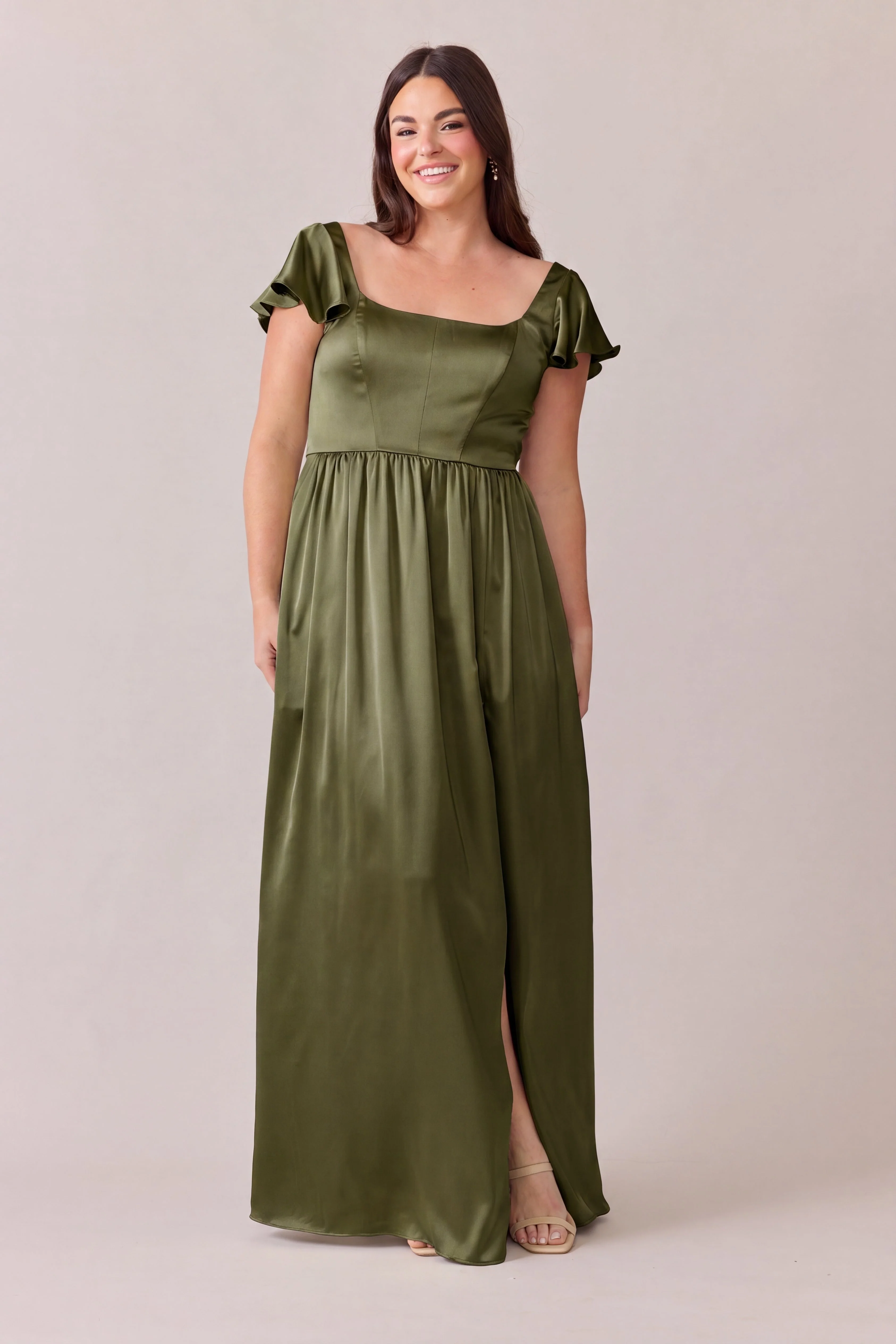 Selma Satin Dress | Made To Order - Image 173
