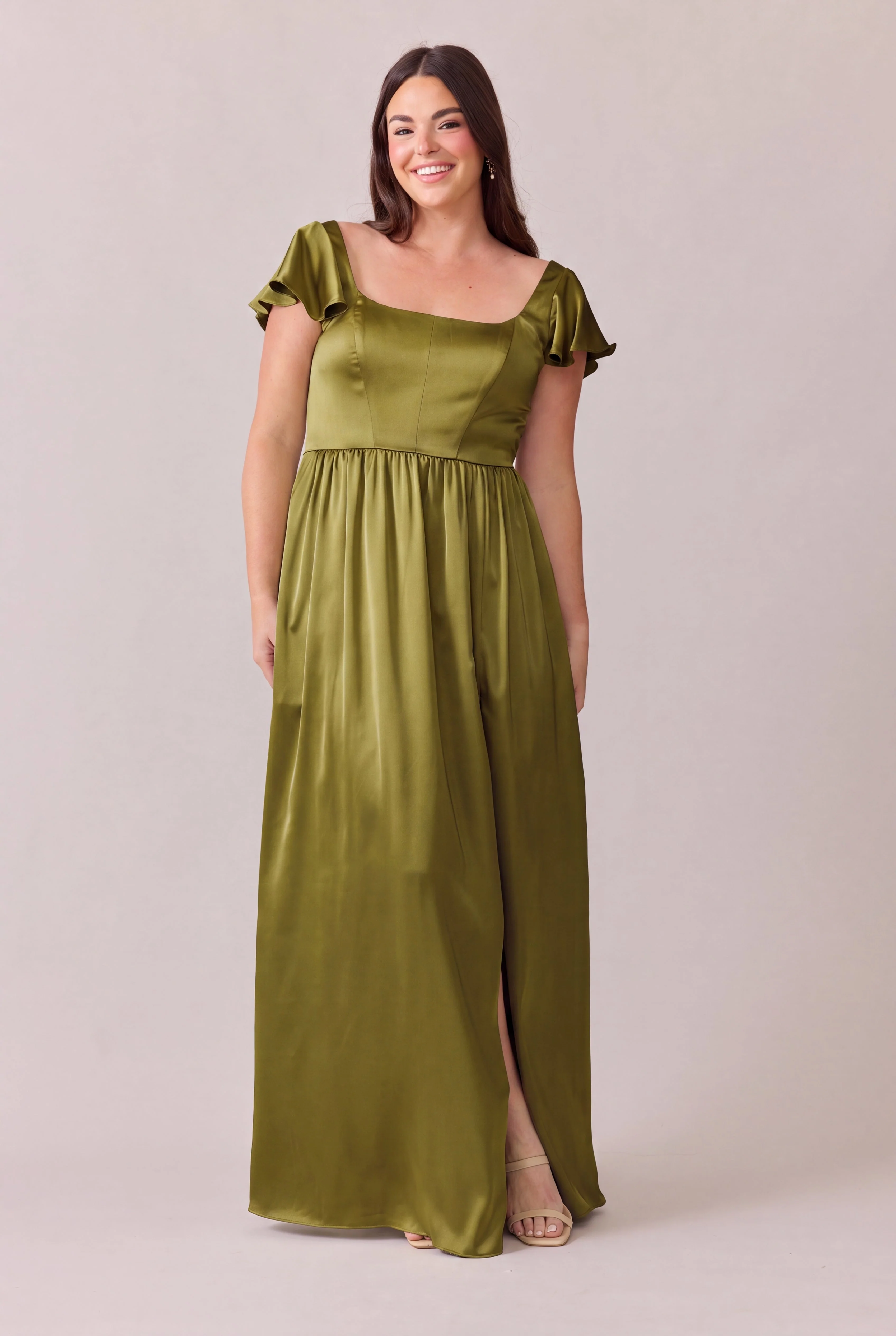 Selma Satin Dress | Made To Order - Image 174