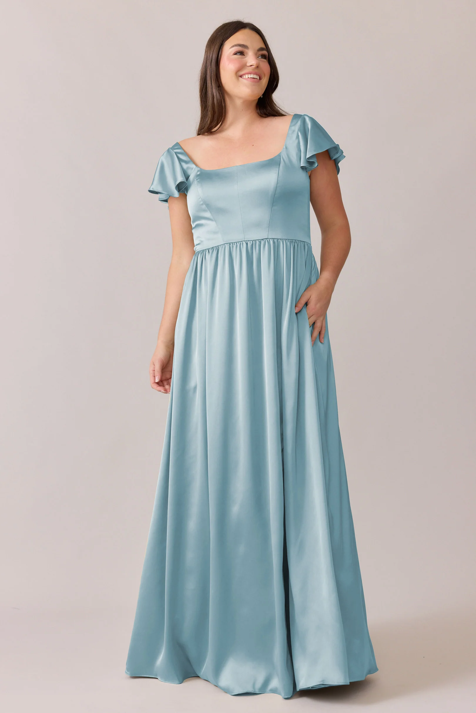 Selma Satin Dress | Made To Order - Image 51