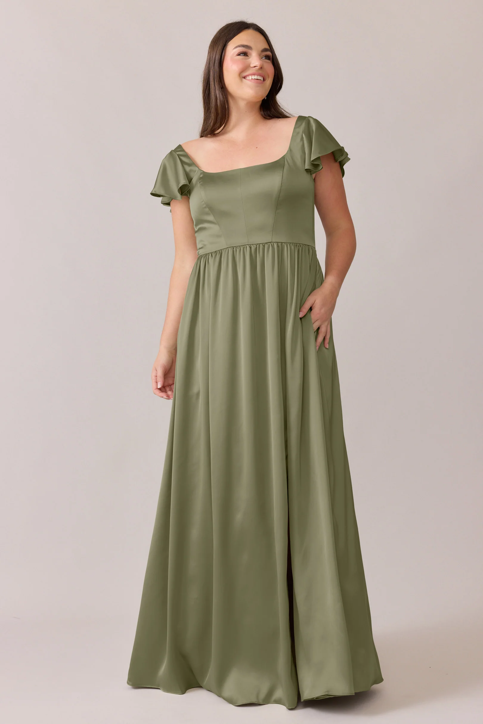 Selma Satin Dress | Made To Order - Image 91