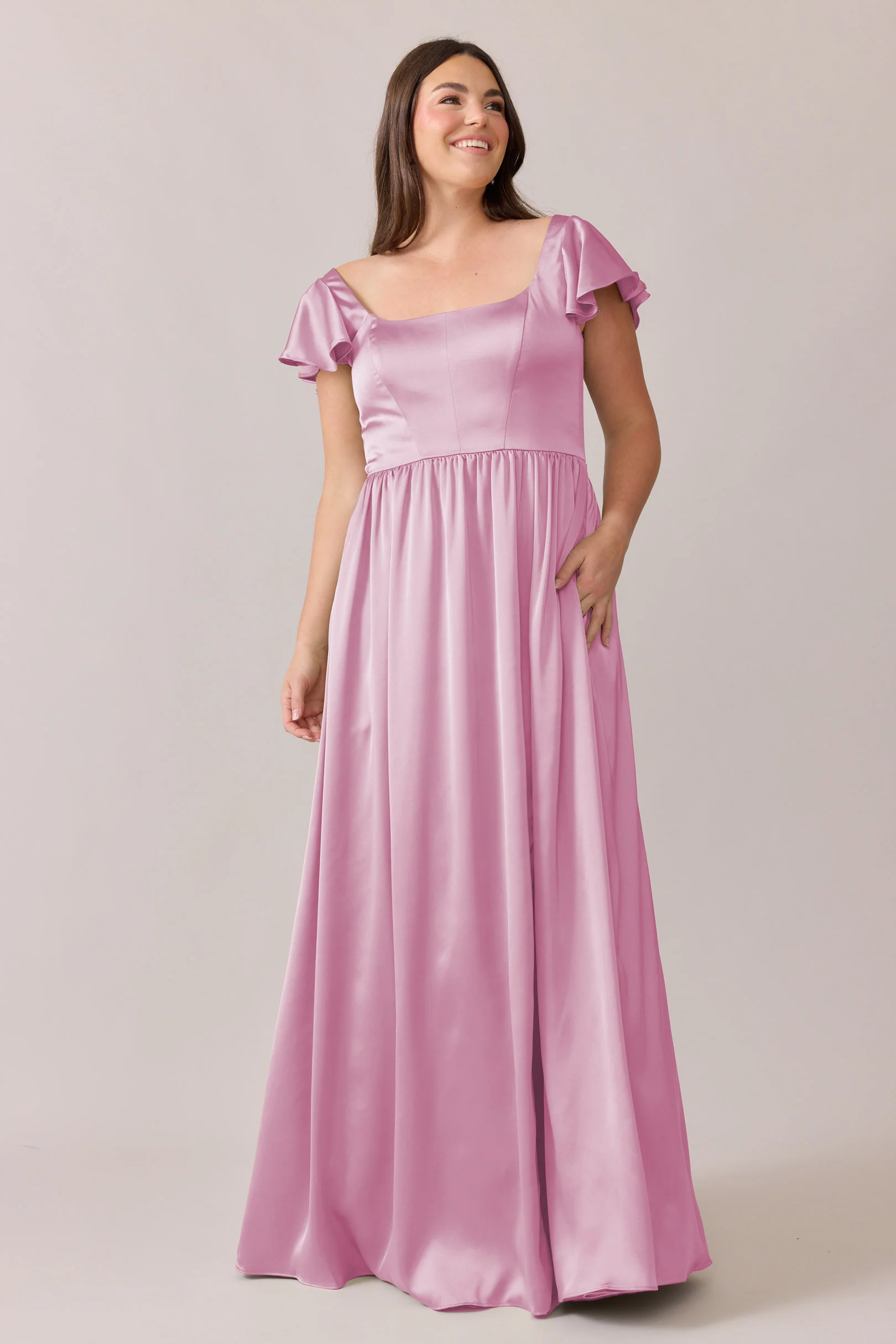 Selma Satin Dress | Made To Order - Image 93