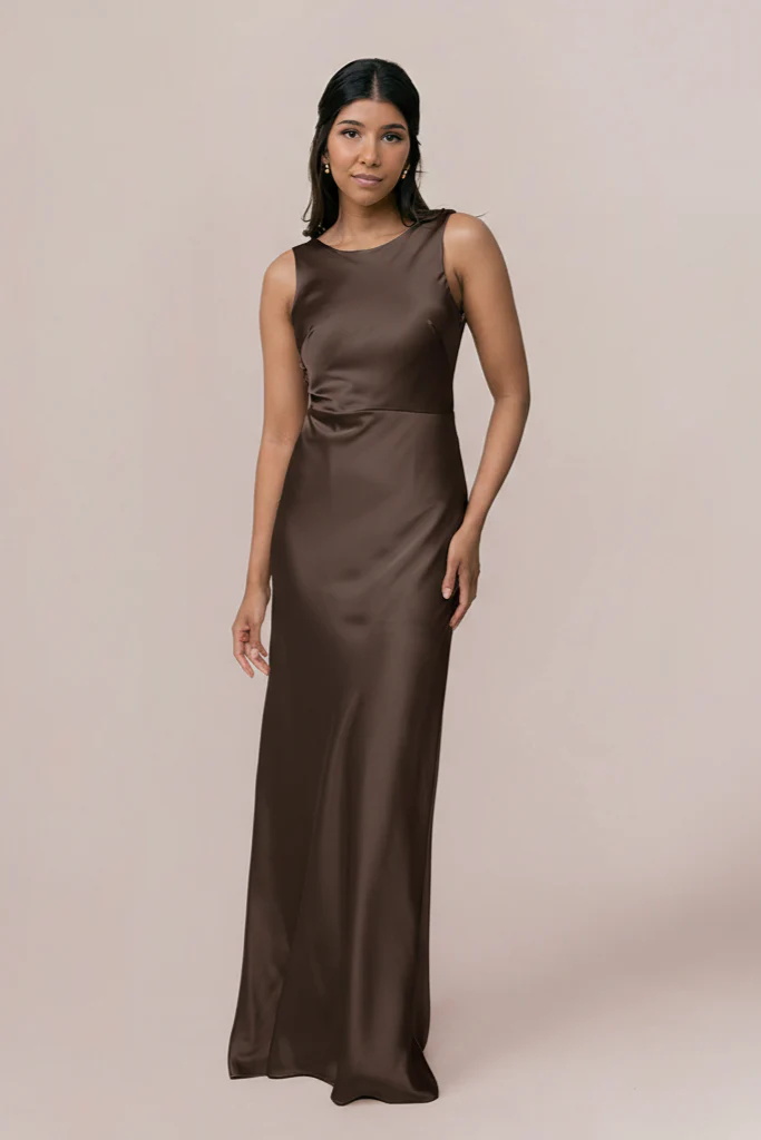 Serena Satin Dress | Made To Order - Image 120