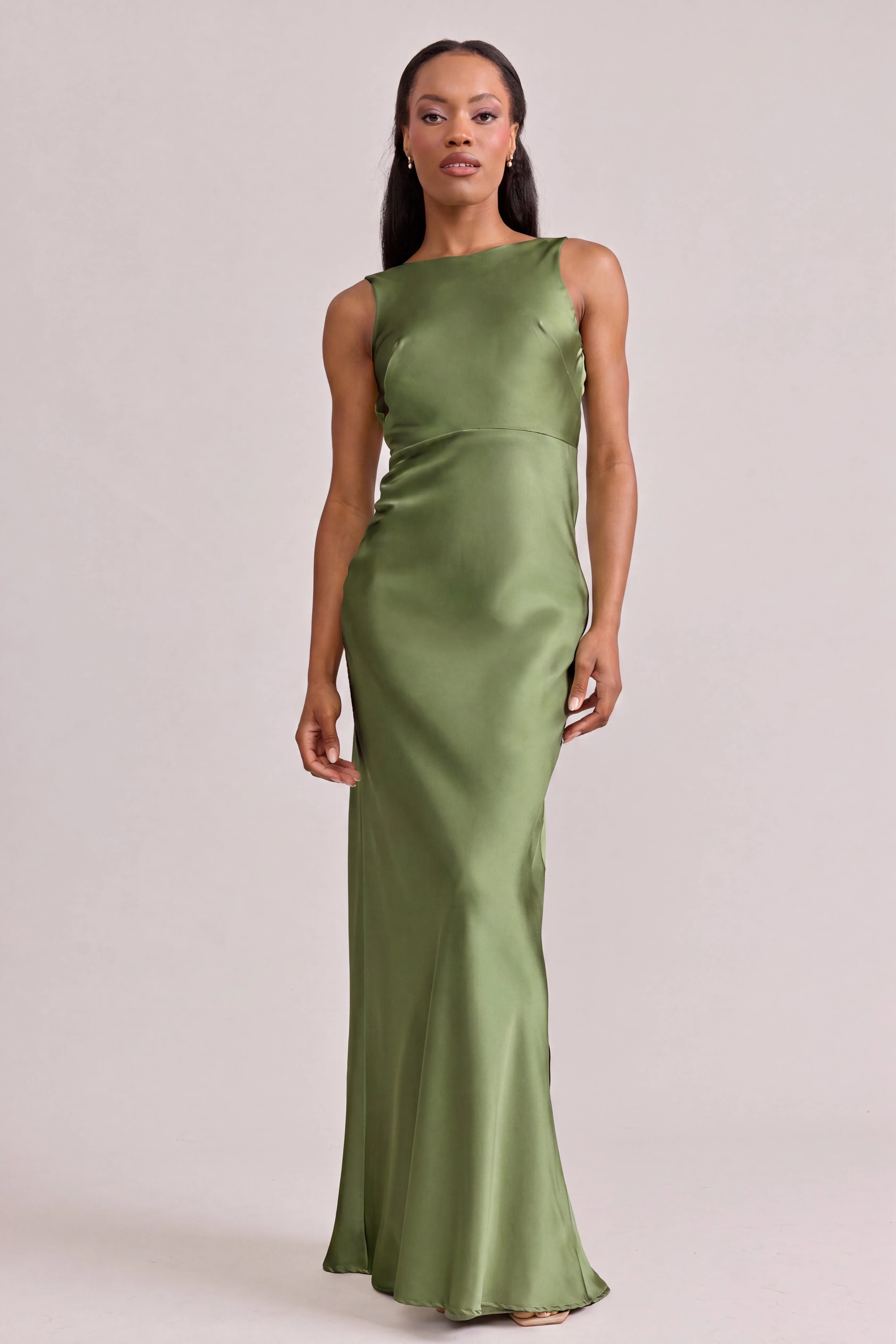 Serena Satin Dress | Made To Order - Image 124