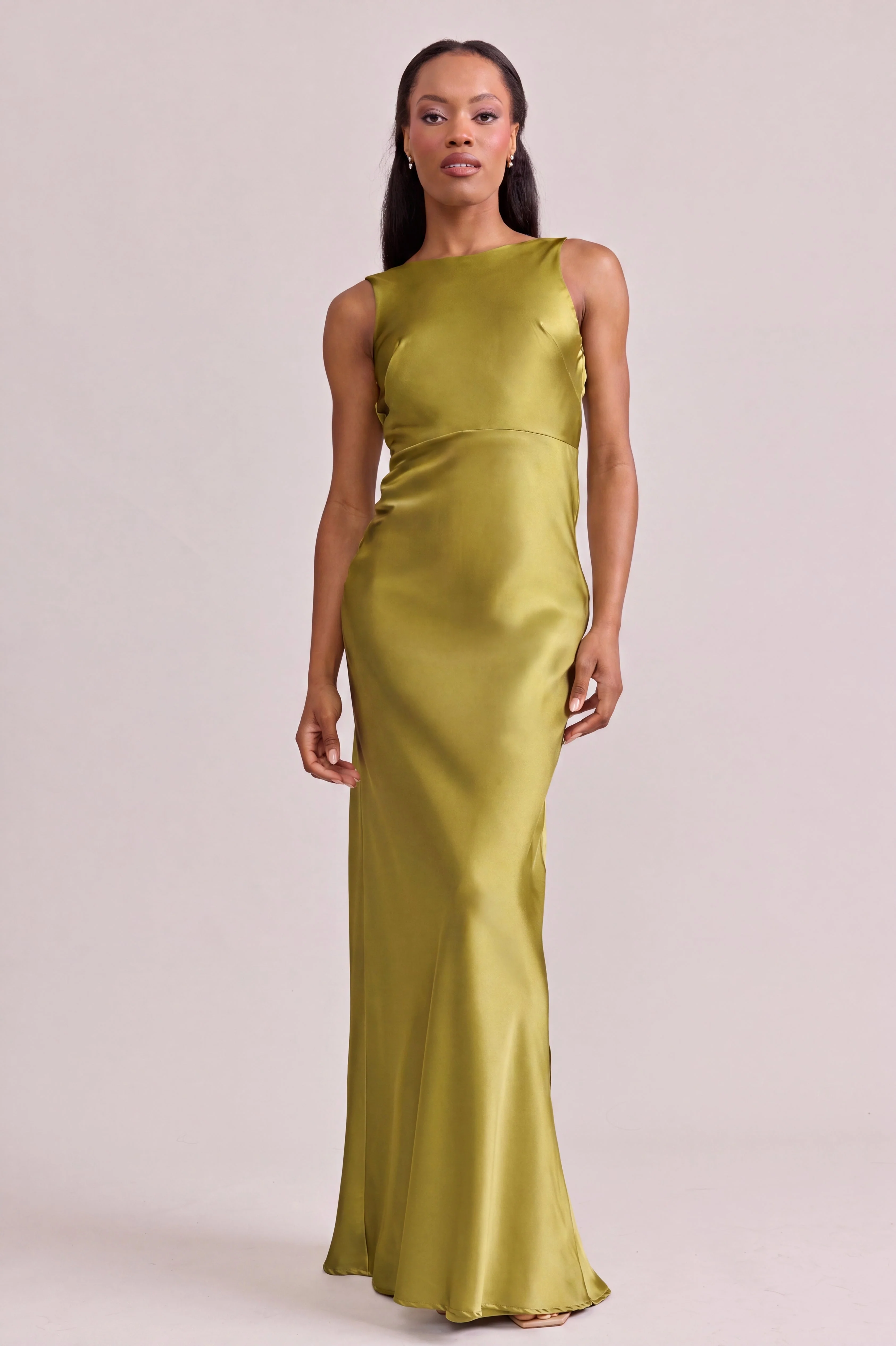 Serena Satin Dress | Made To Order - Image 125