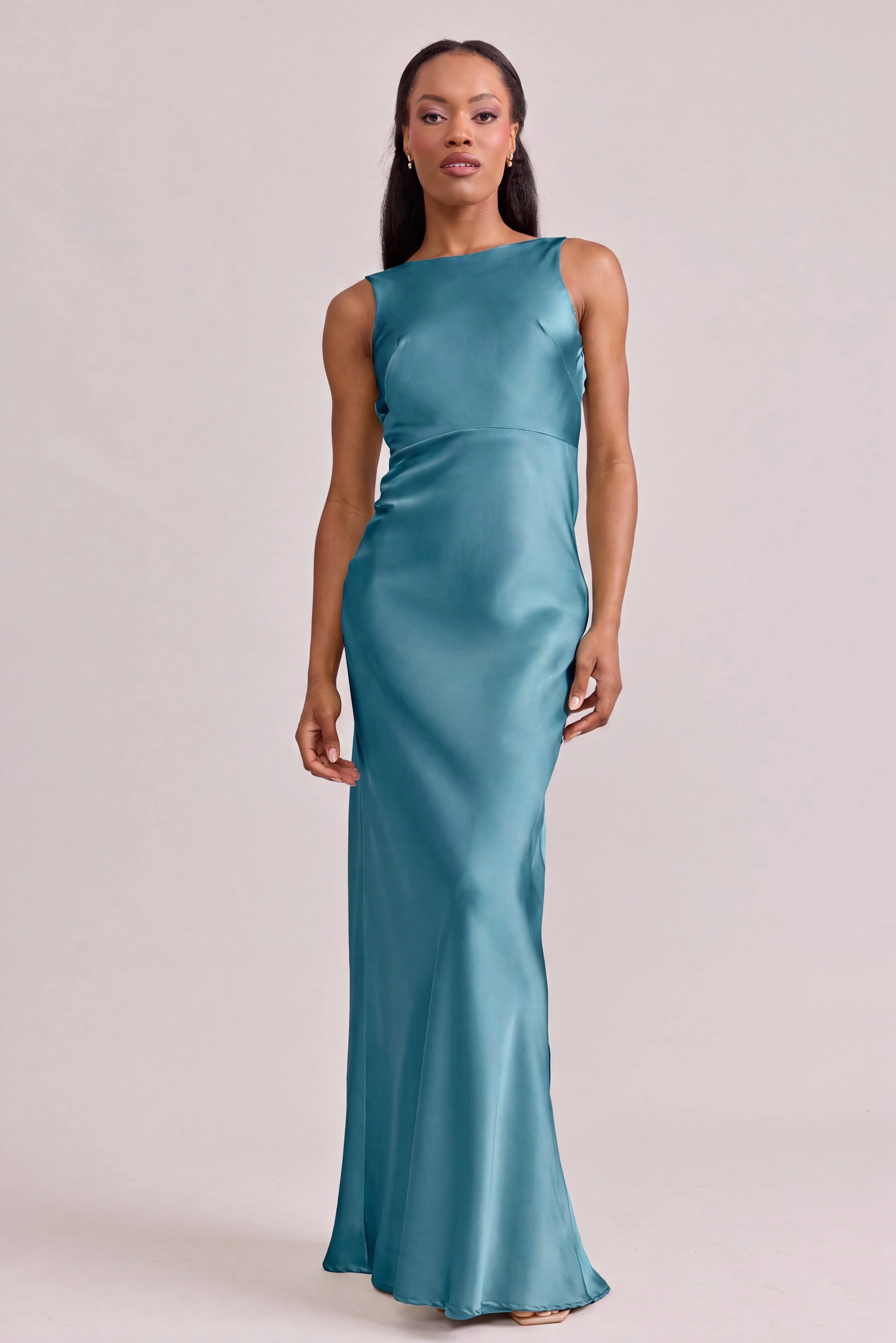Serena Satin Dress | Made To Order - Image 126