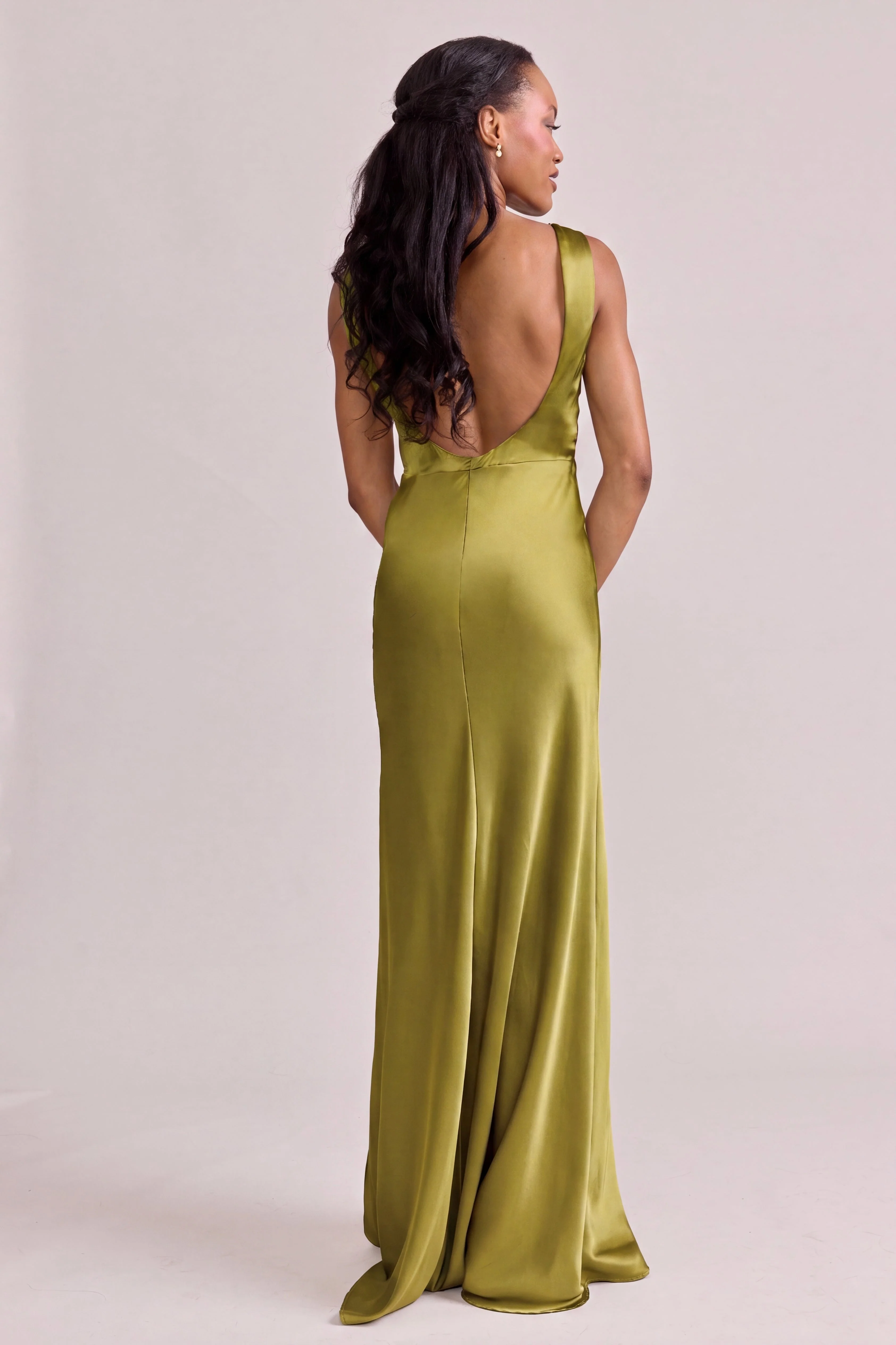 Serena Satin Dress | Made To Order - Image 127