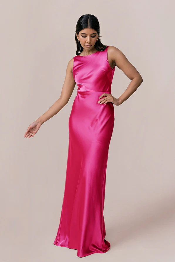 Serena Satin Dress | Made To Order - Image 27