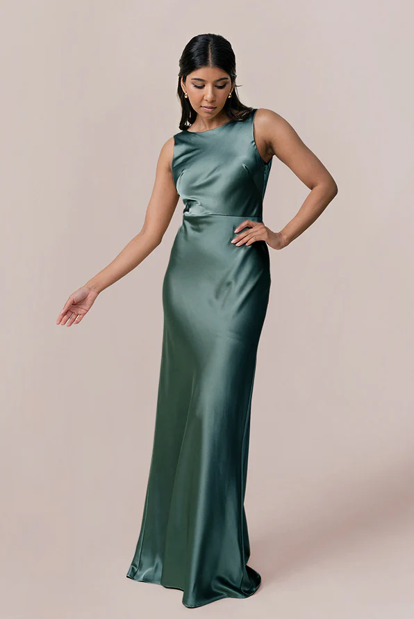 Serena Satin Dress | Made To Order - Image 30