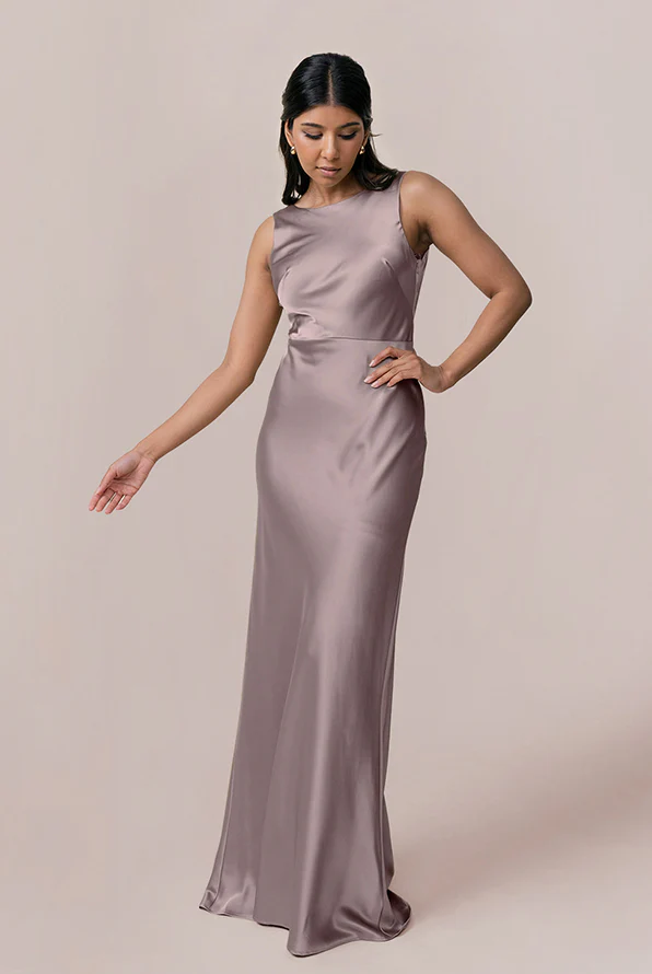 Serena Satin Dress | Made To Order - Image 32