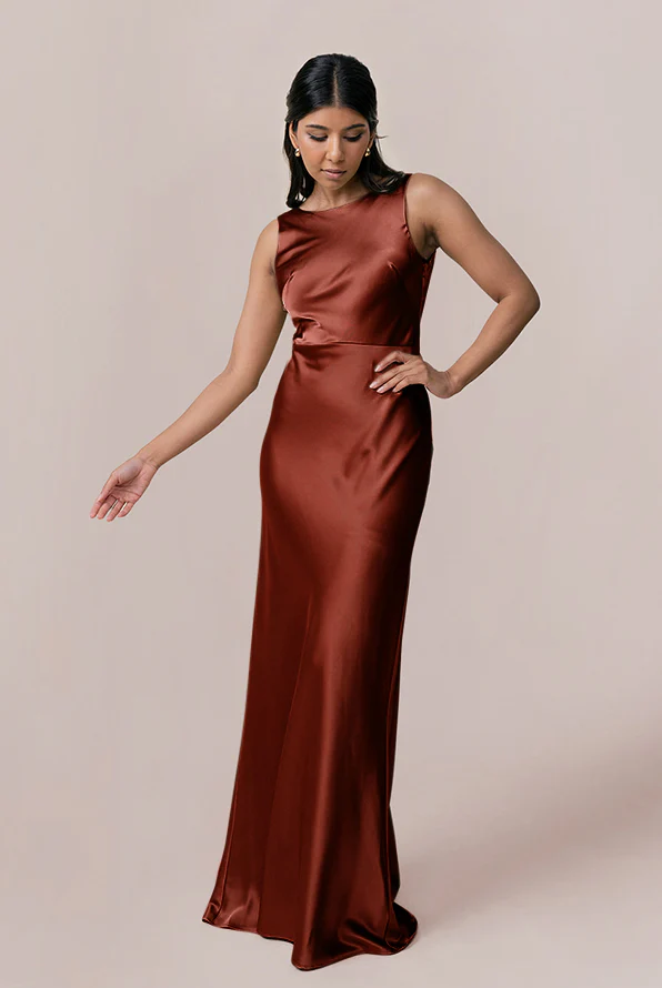 Serena Satin Dress | Made To Order - Image 33