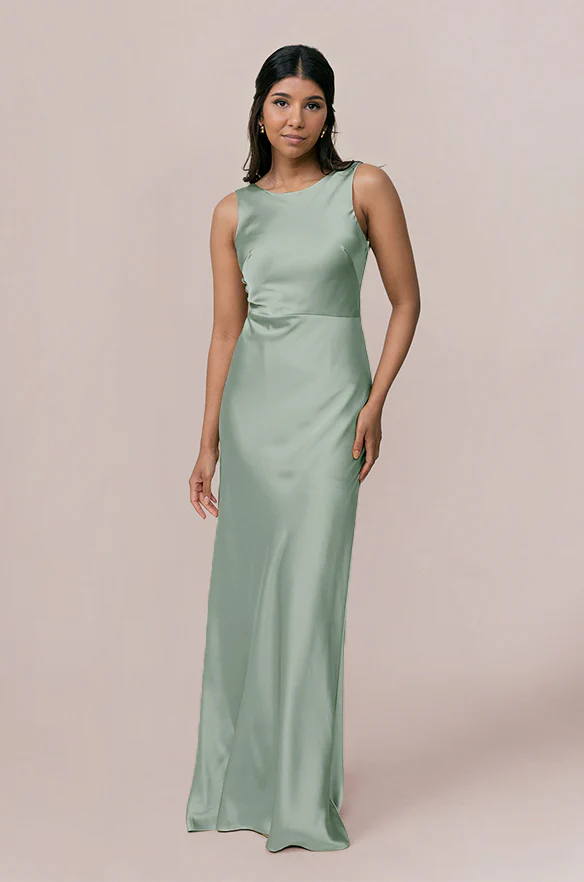 Serena Satin Dress | Made To Order - Image 34