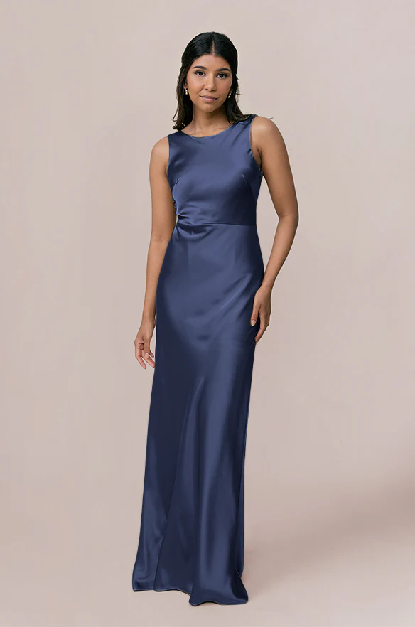 Serena Satin Dress | Made To Order - Image 37