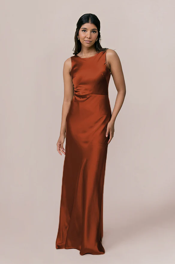 Serena Satin Dress | Made To Order - Image 46