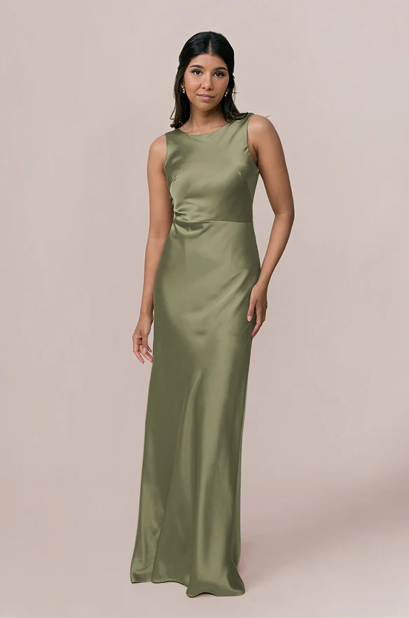 Serena Satin Dress | Made To Order - Image 52