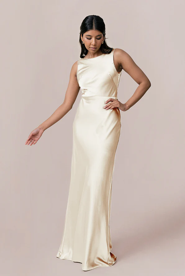 Serena Satin Dress | Made To Order - Image 53