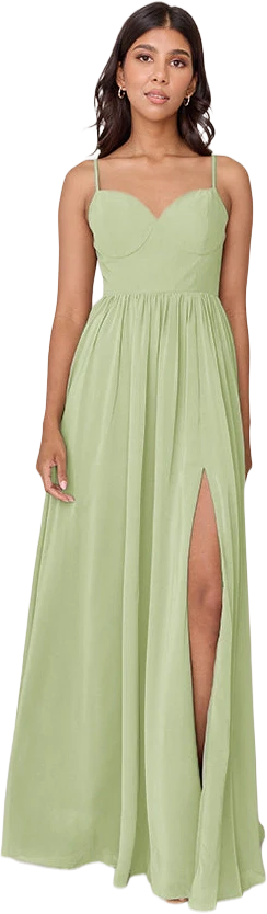 Serenity Chiffon Dress | Made To Order - Image 208