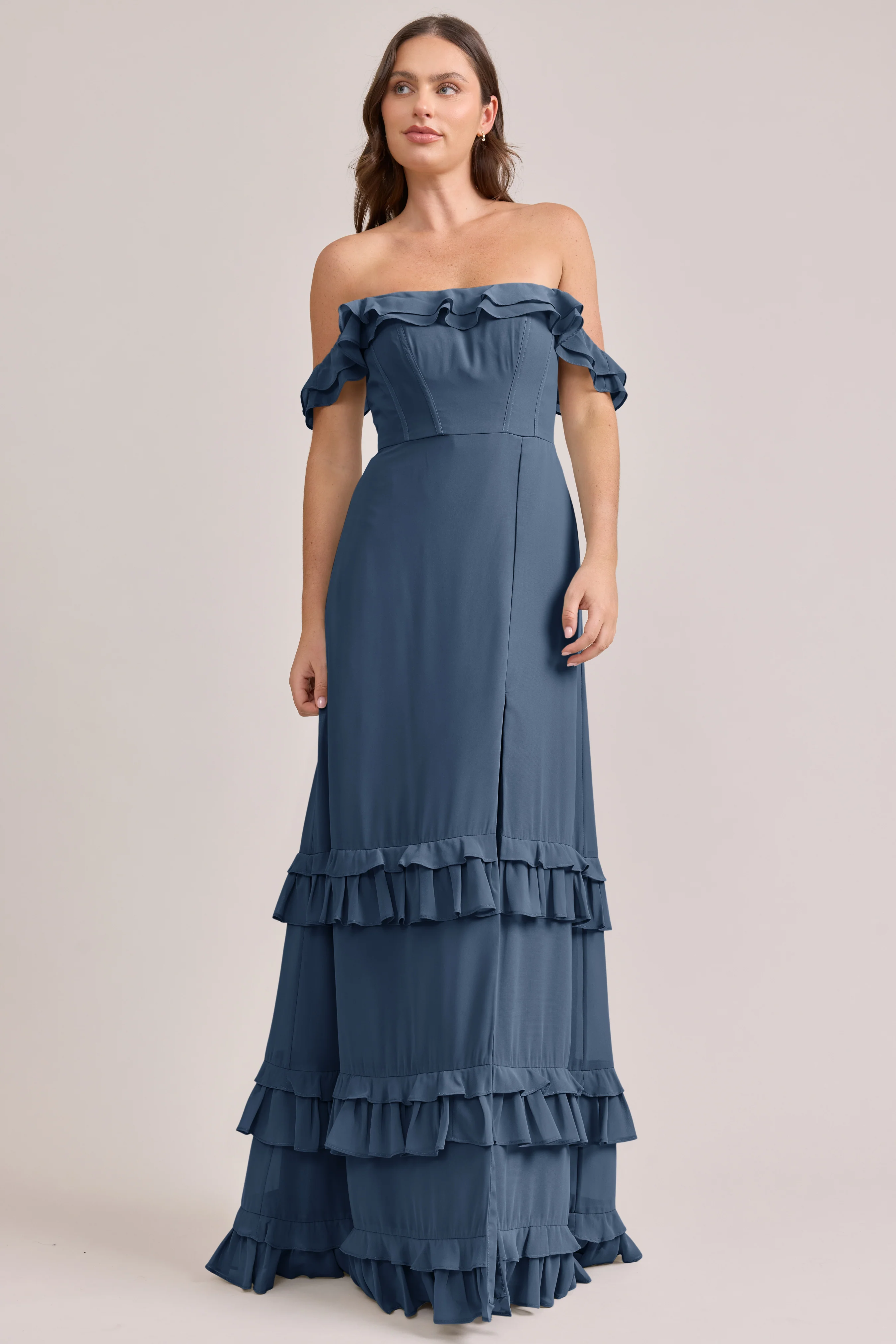 Shea Chiffon Dress | Made To Order - Image 38