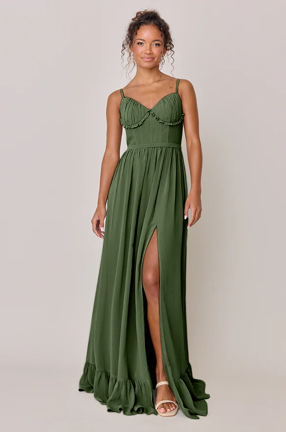 Shylah Chiffon Dress | Made To Order - Image 100
