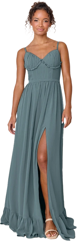 Shylah Chiffon Dress | Made To Order - Image 192