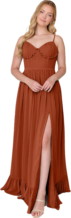 Shylah Chiffon Dress | Made To Order - Image 229