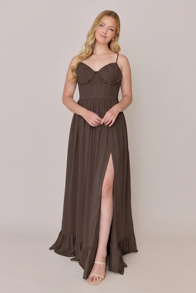 Shylah Chiffon Dress | Made To Order - Image 237