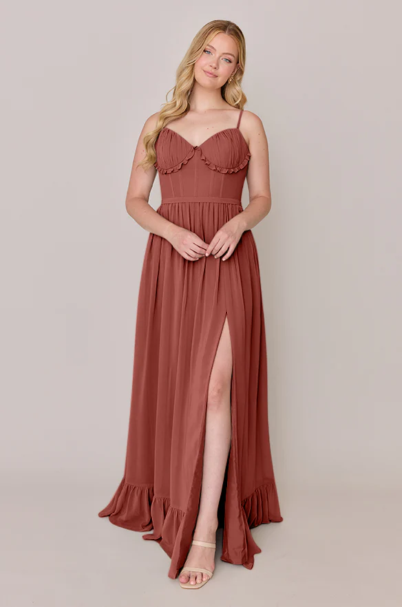 Shylah Chiffon Dress | Made To Order - Image 31