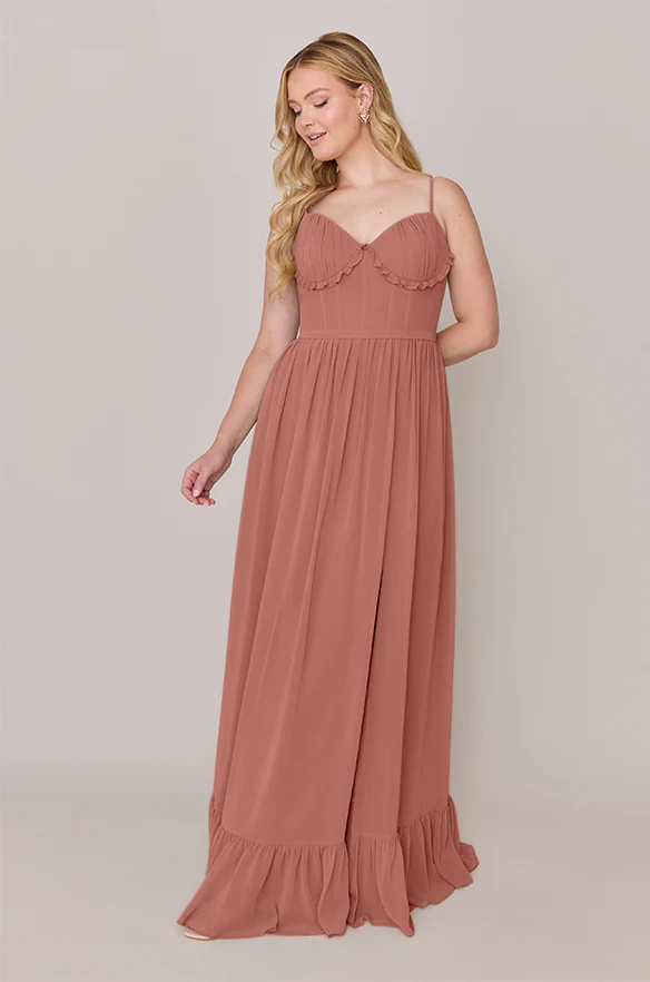 Shylah Chiffon Dress | Made To Order - Image 43