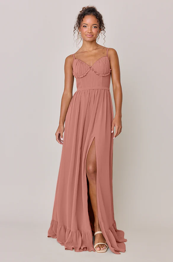 Shylah Chiffon Dress | Made To Order - Image 45