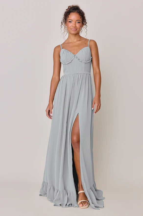 Shylah Chiffon Dress | Made To Order - Image 47