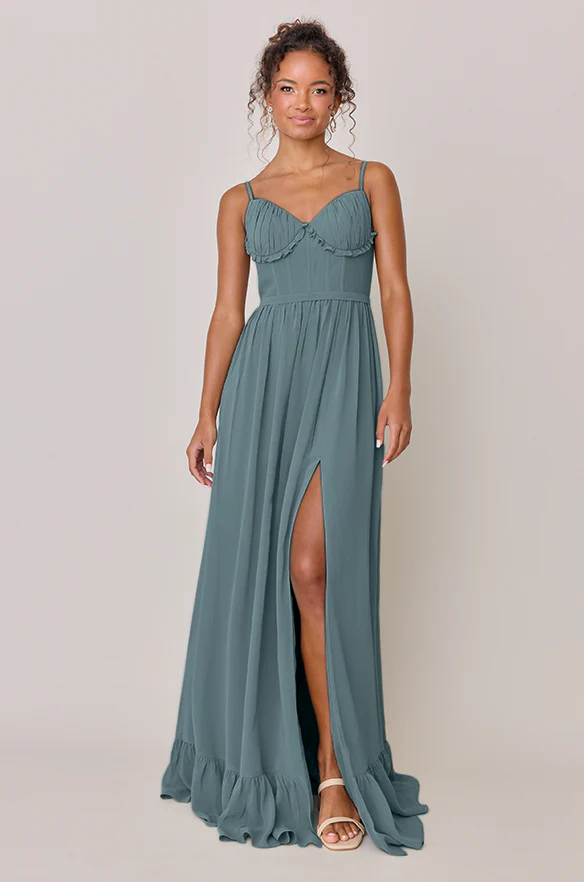 Shylah Chiffon Dress | Made To Order - Image 57