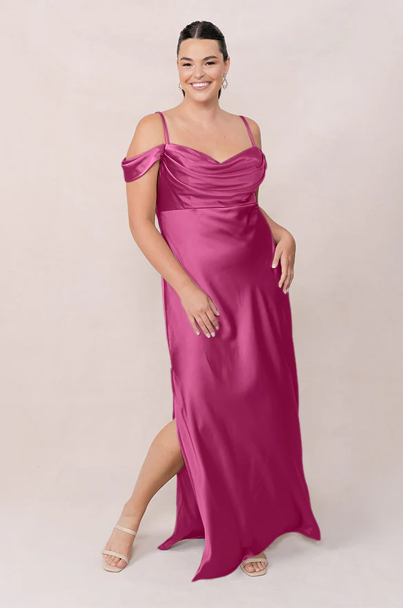 Sienna Satin Dress | Made To Order - Image 104
