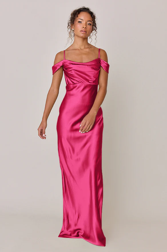 Sienna Satin Dress | Made To Order - Image 114